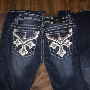 Girls Miss Me Bootcut Jeans, size 12